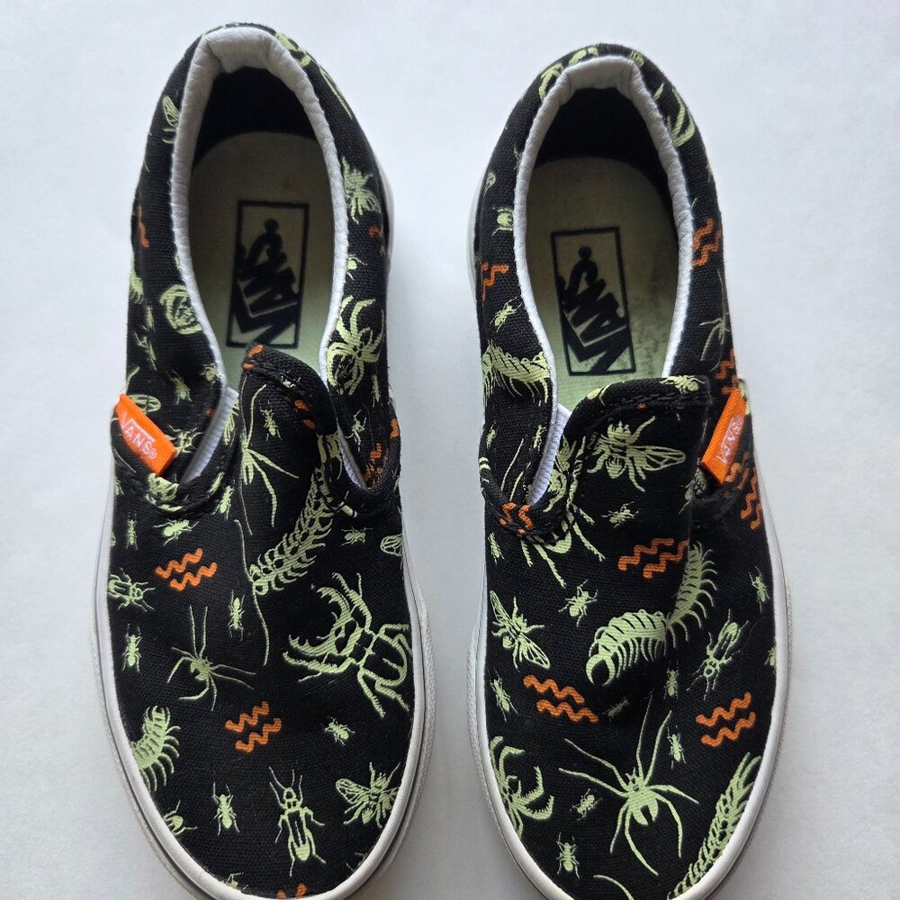 Toddler Vans - Glow in the Dark Bugs - Size 11.5